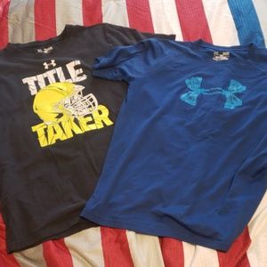 GUC UNDER ARMOUR youth boys shirts.